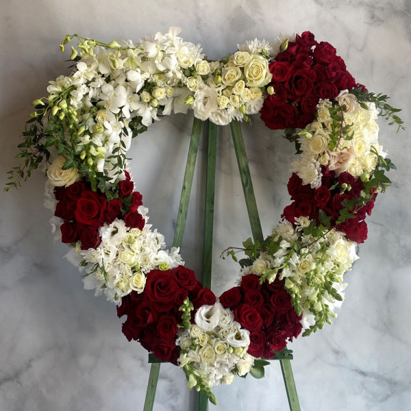 Flowers Fill Your Heart Wreath
