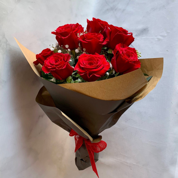 Red Rose Wrap Bouquet