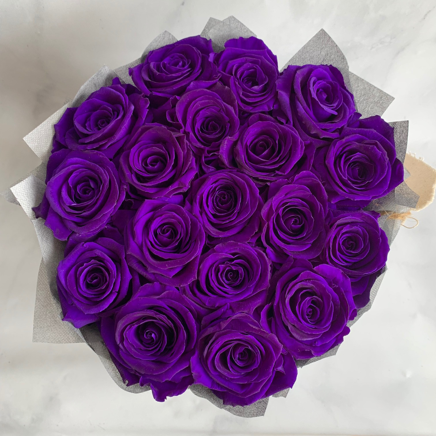 Permanent Rose Box - Deep Purple